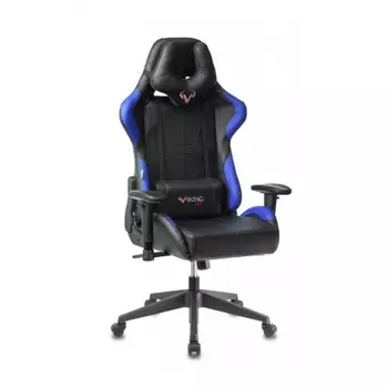 Компьютерное кресло Бюрократ VIKING 5 AERO BLUE черный/синий искусственная кожа