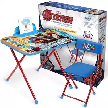 Комплект дет. "Marvel 5" (3-7 лет, стол 57см + пенал + стул мягк.) Д5А