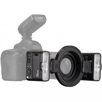 Комплект импульсных осветителей Godox MF12-K2 для макросъемки