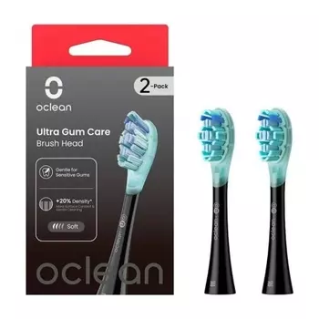 Комплект насадок Для чувствительных десен для Oclean X Ultra UG02 (2шт, Черный)