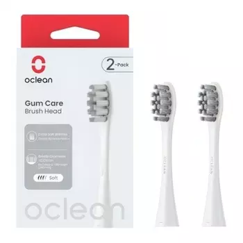 Комплект насадок Для чувствительных десен Oclean P1S12 W02 (2шт, Белый) (Новая упаковка)