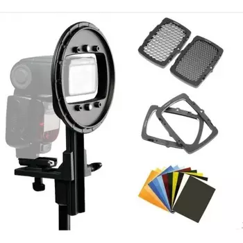 Комплект насадок для компактных вспышек Lastolite LL LS2617 Ezybox Strobo Kit Hotshoe