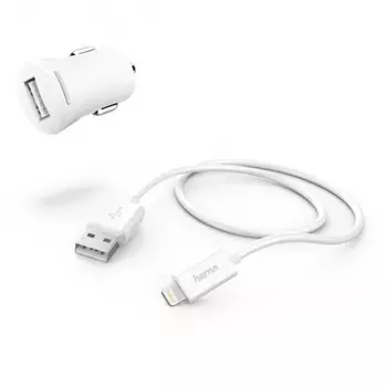 Комплект зарядного устройства Hama H-183266 2.4A (00183266) белый