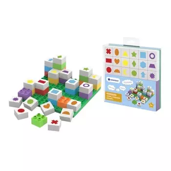 Конструктор "Фигуры" 37 деталей Нордпласт 480631