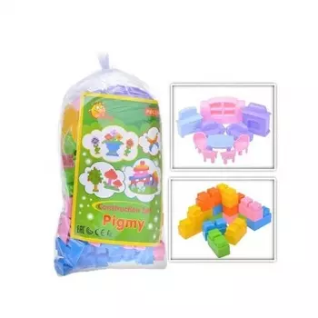 Конструктор "Малютка" 130 деталей (в пакете)