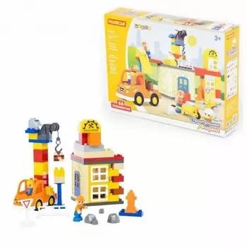 Конструктор "Макси"-"Строительная фирма" 66 деталей (в короб