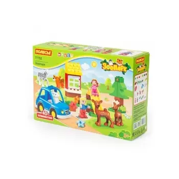 Конструктор "Макси"-"Зоопарк" 40 элементов в коробке Полесье 77752