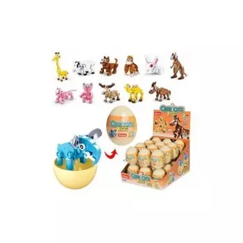 Конструктор "Млекопитающие" в яйце (24 штуки в дисплее)