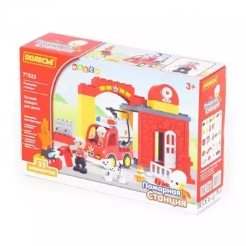Конструктор Полесье "Макси" "Пожарная станция" 35 эл. арт.77523 /5