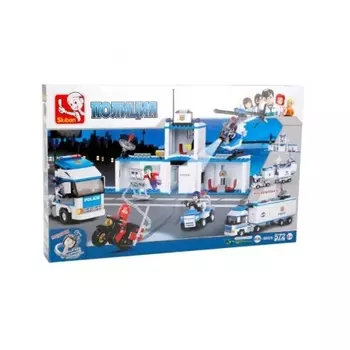 Конструктор "Полицейский участок" (572дет) SLUBAN М38-В0376