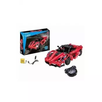 Конструктор Спортивная машина на РУ (380 дет) в коробке открывающиеся двери Double Egle C51009W