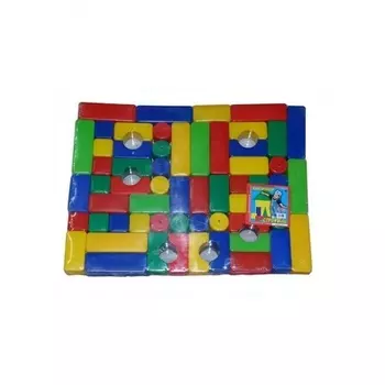 Конструктор "Строитель малыш" 60 деталей Юг-Пласт 9016