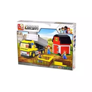 Конструктор "Строительная техника.Самосвал"(384дет) SLUBAN М38-В0552