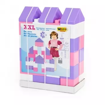 Конструктор строительный XXL 36 деталей (v2) Полесье 40299