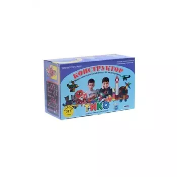 Конструктор ТИКО "Азбука" 312 детали в цветной коробке Рантис 11-260