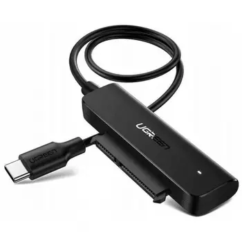 Конвертер UGREEN CM321 (70610) USB-C 3.0 to 2.5-Inch SATA Converter. 50 см. черный