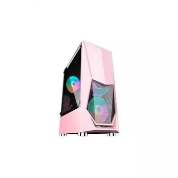 Корпус 1stPlayer DK-3 ATX Tempered Glass (DK-3-PK-3G6) Pink