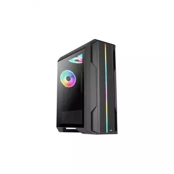Корпус Aerocool Splinter Duo-G-BK-v1 (ATX, Glass Window, USB3.0 x2, 3x 12cm Duo ARGB fans)