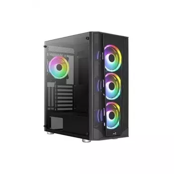 Корпус MidiTower AeroCool PRISM-G-BK-v2 ATX (4711099471768)
