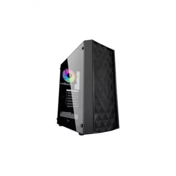 Корпус Powercase Diamond Mesh LED ATX Tempered Glass (CMDM-L1) Black