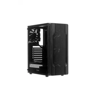 Корпус Powercase Mistral X4 Mesh Tempered Glass (CMIXB-F4) Black