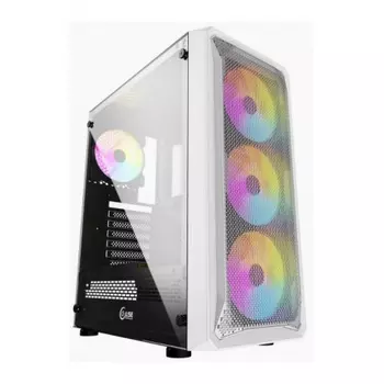 Корпус Powercase Mistral Z4 Tempered Glass Mesh (CMIZW-L4) White