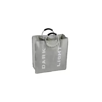 Корзина для белья FIXSEN LOFT STYLE с алюминиевыми ручками серая (FX-1021)