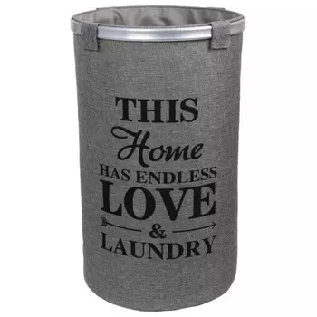 Корзина для белья FIXSEN серая (FX-1031А)