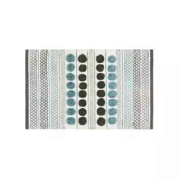 Коврик для ванной 1-ый mix (голубой+графит+белый+серый), 50х80см (FX-8030Y)