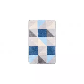 Коврик для ванной Fixsen Visa 1-ый серо-голубой, 50х80см (FX-5005X)