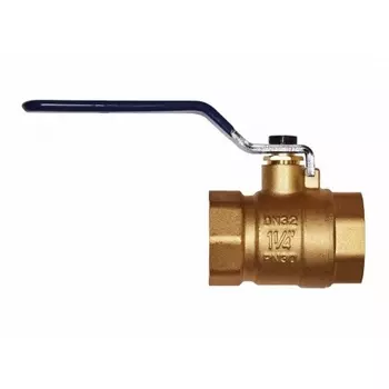 Кран шаровой RM-L ВР-ВР 1 1/4 муфтовый ручка Ду32 Ру30 (11Б27п1)