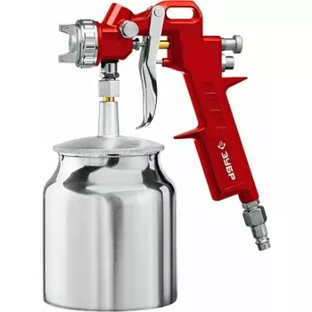 Краскопульт пневматический ЗУБР MS 200N-3 с нижним бачком, 1.2, 1.5, 1.8мм