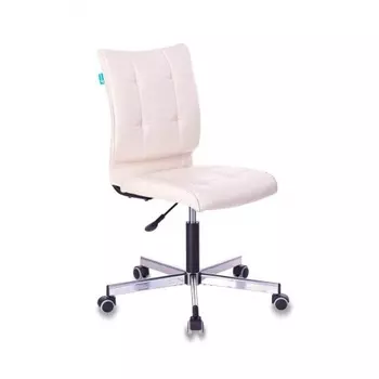 Кресло Бюрократ CH-330M/BEIGE без подлокотников бежевый искусственная кожа