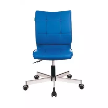 Кресло Бюрократ CH-330M/OR-03 без подлокотников синий искусственная кожа
