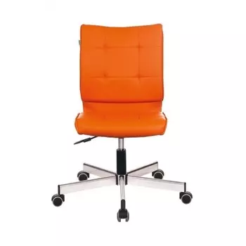 Кресло Бюрократ CH-330M/OR-20 без подлокотников оранжевый искусственная кожа