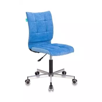 Кресло Бюрократ CH-330M/VELV86 голубой Velvet 86 крестовина металл