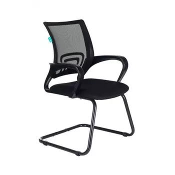 Кресло Бюрократ CH-695N-AV/B/TW-11 на полозьях черный TW-01 сиденье черный TW-11