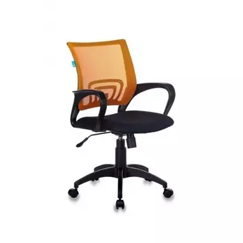 Кресло Бюрократ CH-695N/OR/TW-11 спинка сетка оранжевый TW-38-3 сиденье черный TW-11
