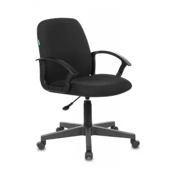 Кресло Бюрократ CH-808-LOW/#B низкая спинка сиденье черный 3С11 НА ПИАСТРЕ