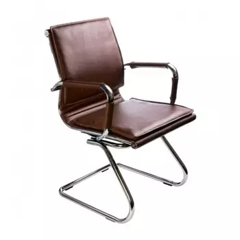 Кресло Бюрократ CH-993-Low-V/Brown низкая спинка коричневый искусственная кожа