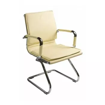 Кресло Бюрократ CH-993-Low-V/Ivory низкая спинка слоновая кость искусственная кожа