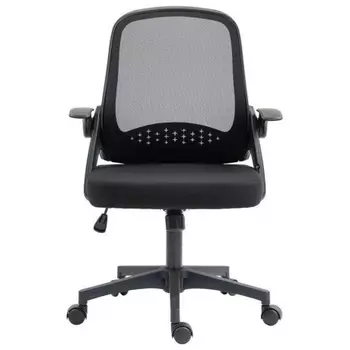 Кресло Cactus CS-MC212-BK черный низк.спин. крестов. пластик пластик черный