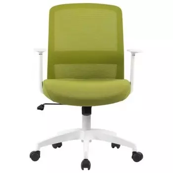 Кресло Cactus CS-WMC333-GN салатовый сиденье салатовый сетка/ткань низк.спин. крестов. пластик пластик белый