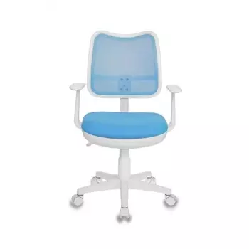 Кресло детское Бюрократ CH-W797/LB/TW-55 сетка голубой