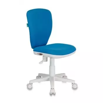 Кресло детское Бюрократ KD-W10/26-24 голубой 26-24 (пластик белый)