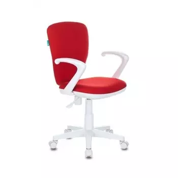 Кресло детское Бюрократ KD-W10AXSN/26-22 красный 26-22 (пластик белый)