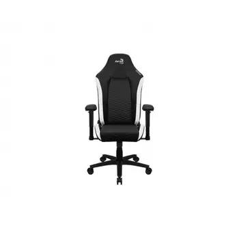 Кресло игровое Aerocool Crown Leatherette Black White [4711099471201]