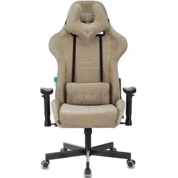 Кресло игровое Бюрократ VIKING KNIGHT Fabric Light-21 песочный