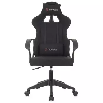 Кресло игровое Zombie Carry черный крестов. пластик