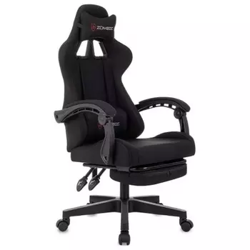 Кресло игровое Zombie Shadow черный Neo Black с подголов. крестов. пластик подст.для ног пластик черный